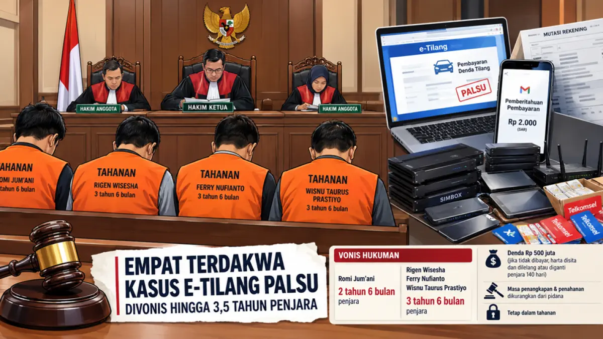 Ilustrasi kasus e-tilang palsu di Grobogan. (AI/ABD. ROCHIM)