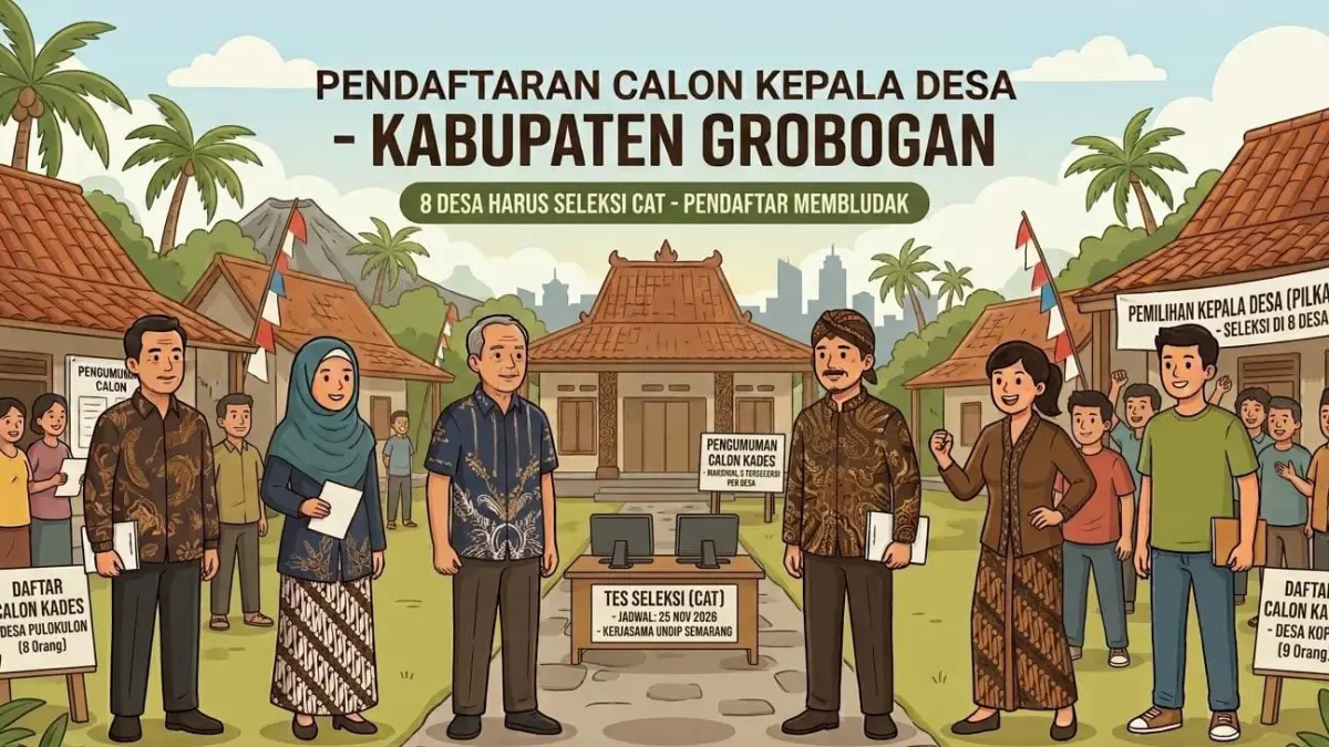 (Ilustrasi bakal calon kepala desa)