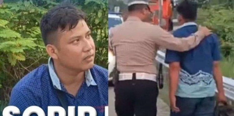 Sopir Bus Handoyo Bantah Ugal-ugalan di Jalan, Berstatus Tersangka dan Terancam 12 Tahun Penjara. (Foto: tribunnews)