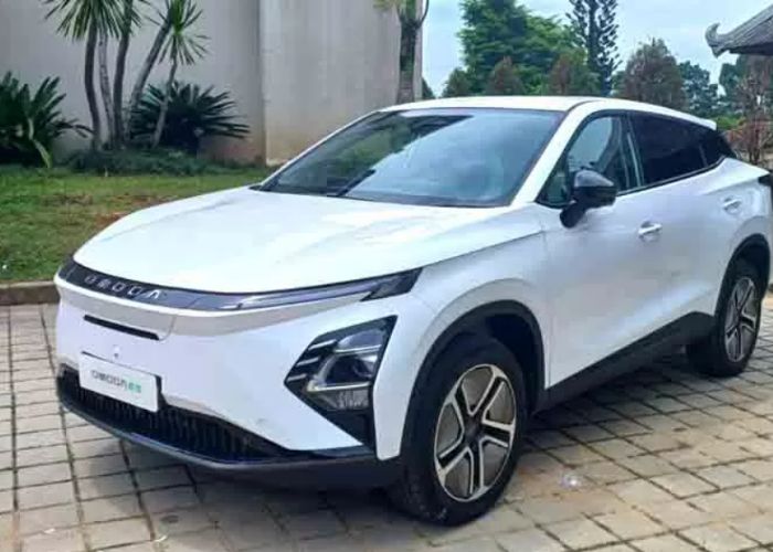 Mobil listrik Omoda E5 yang akan diproduksi Chery di Indonesia. [Foto: Dony Lesmana]