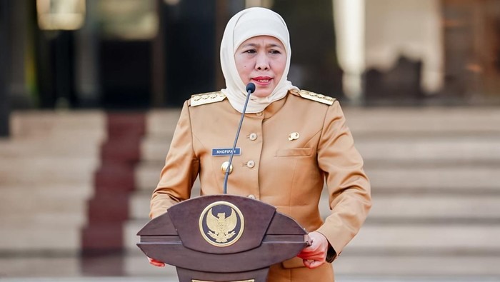 Gubernur Jawa Timur Khofifah Indar Parawansa Bergabung dengan Tim Kampanye Prabowo-Gibran, Prabowo - Gibran Unggul di Jawa Timur?(Foto: Istimewa/Dok. Humas Pemprov Jatim)