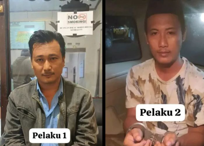 Tampang Hasan Tanjung dan Wardi yang menang carok vs 4 orang di Bangkalan, Madura. (kolase)