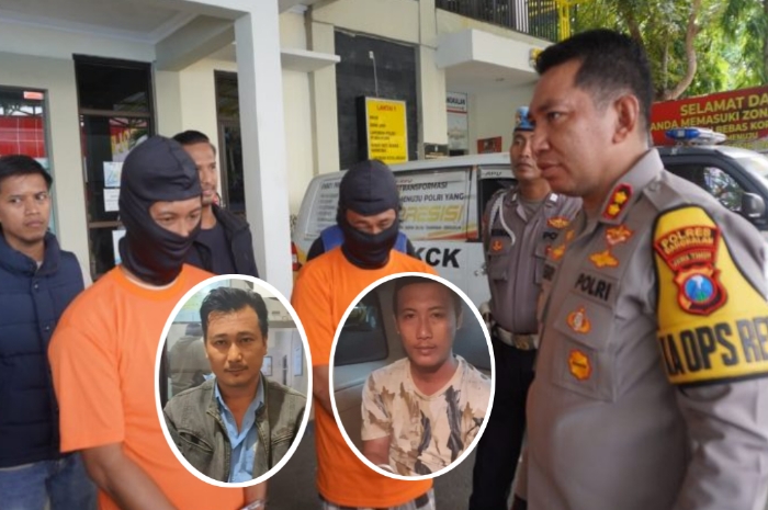 Kakak beradik pelaku carok di Bangkalan Madura. (humas.polri.go.id)
