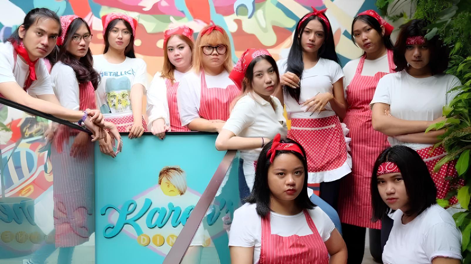 Pegawai Karen&rsquo;s Diner Jakarta/sumber: Instagram @karensdinerpfficial.