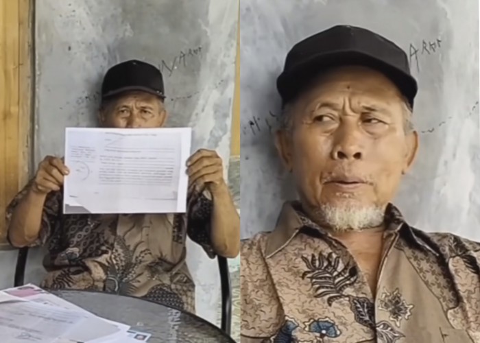 Kakek Kacung Supratna 63 tahun.