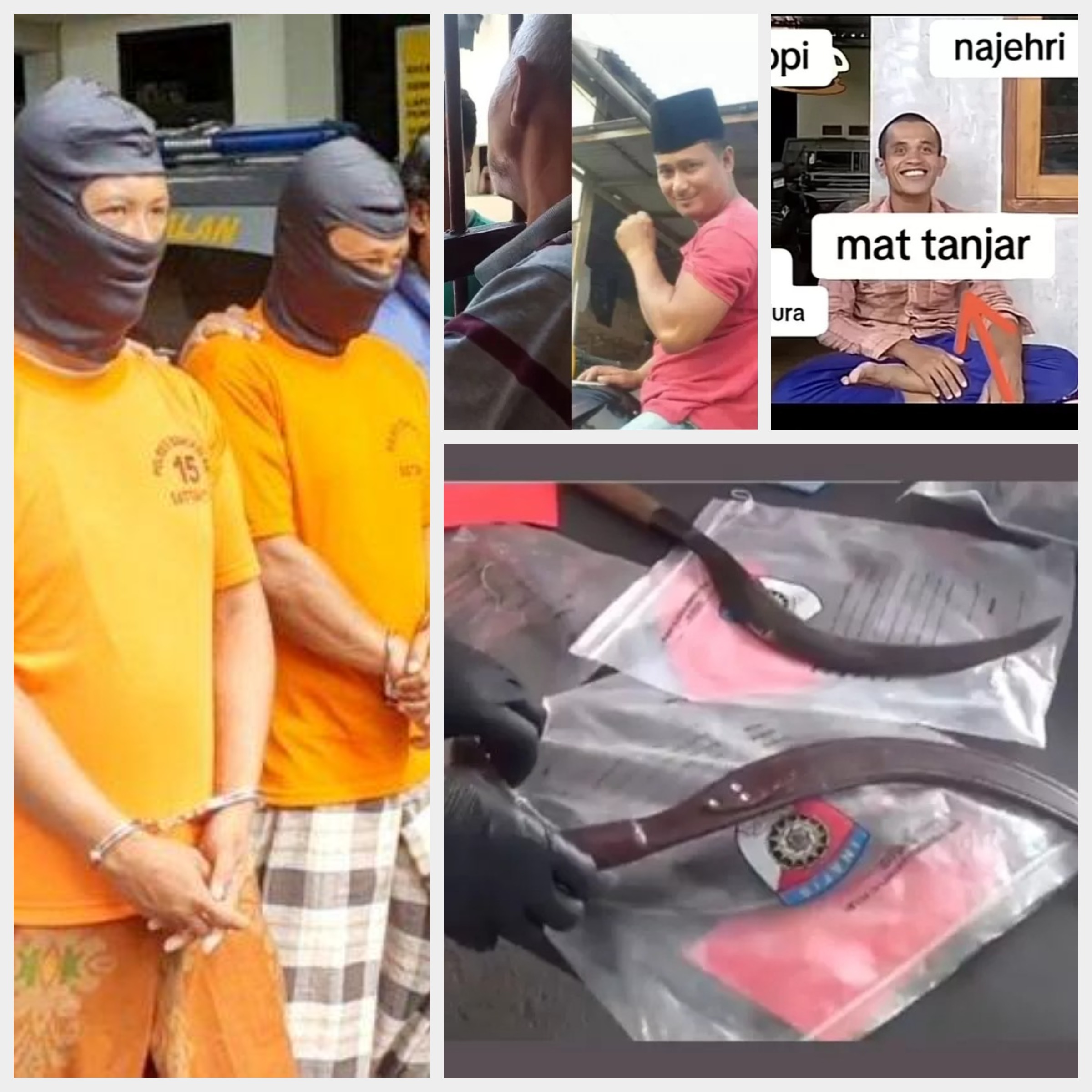 Nyaris Tidak Pernah Terjadi Carok Paling Mengerikan yang Terjadi Saat Ini, Inilah Carok di Bangkalan yang Viral Menyita dan Menghebohkan Masyarakat dan Warganet. (Kolase RadarBangkalan.id)