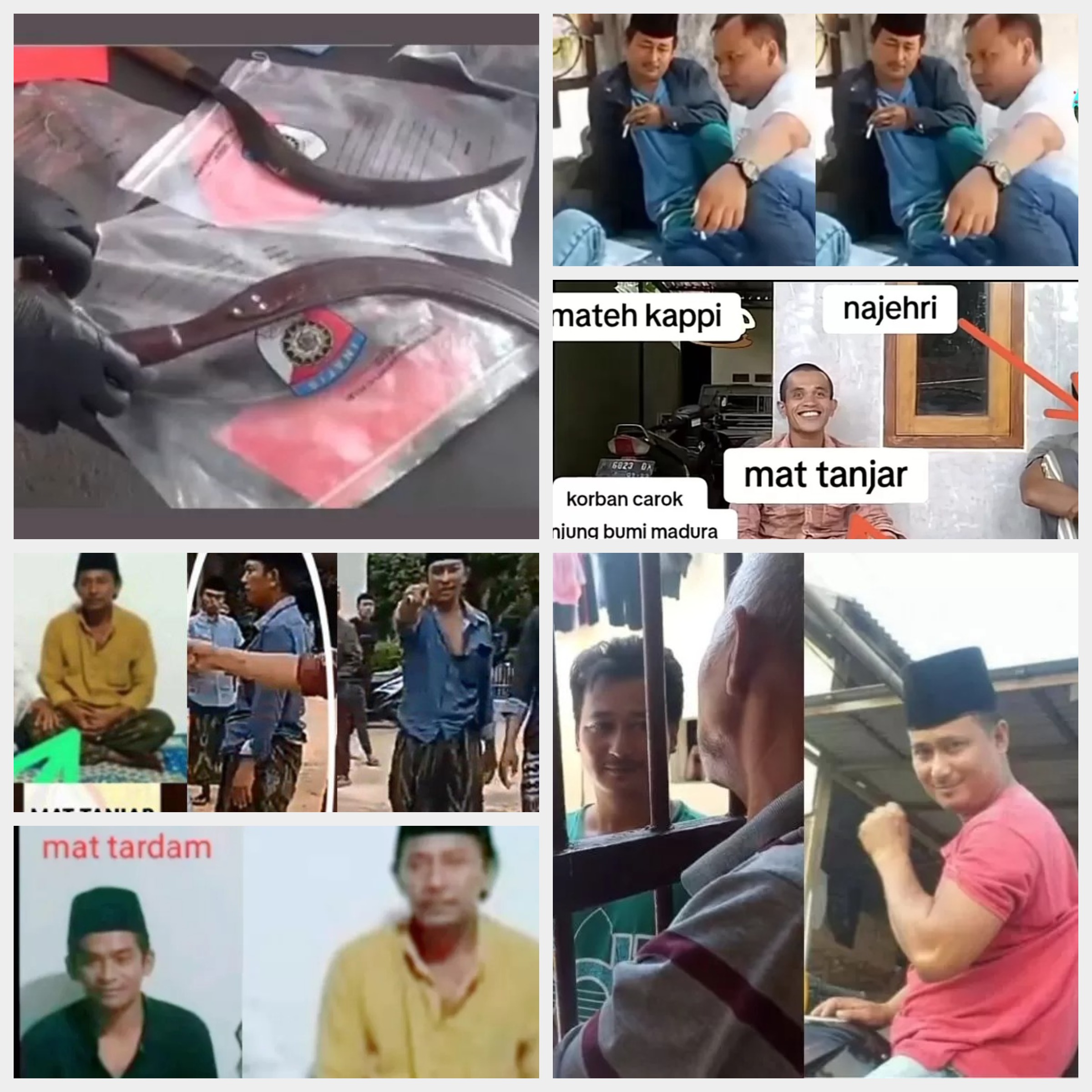 Netizen Memburu Masa Lalu Hasan Busri yang Berhasil Mengalahkan Guru Pendekar Mat Tanjar CS. (Kolase RadarBangkalan.id)