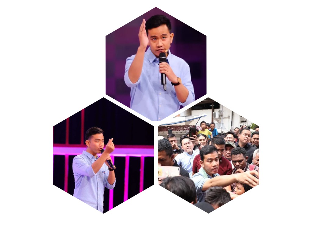 Debat Cawapres Ke 4 : Aksi Gibran di debat Perdana Cawapres membuat TKN Optimis Gibran Kuasai Debat Malam Ini. (Kolase RadarBangkalan.id)