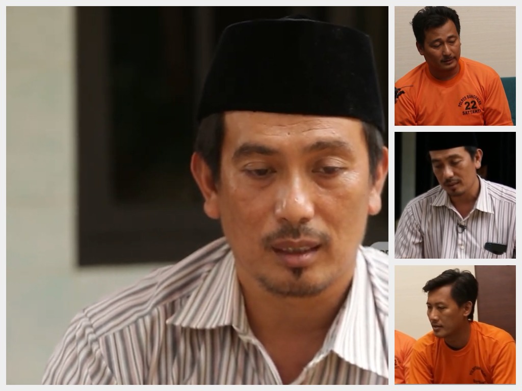 Haru! Isak Tangis Mewarnai Keluarga Hasan Tanjung dan Wardi Saat Pertama Kali Keluar dari Persembunyian dan Pulang ke Rumah bersama sang kakak Abdul Rahman. (Kolase RadarBangkalan.id)