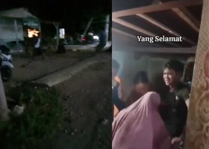Tangkapan Layar Video Seorang Pria Diduga Korban Selamat Dari Carok Maut di Bangkalan