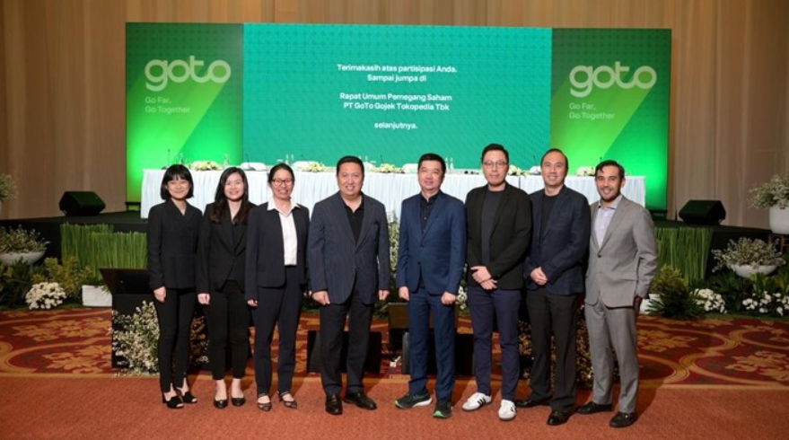 Foto RUPS & RUPSLB GOTO. (Foto: www.cnbcindonesia.com)