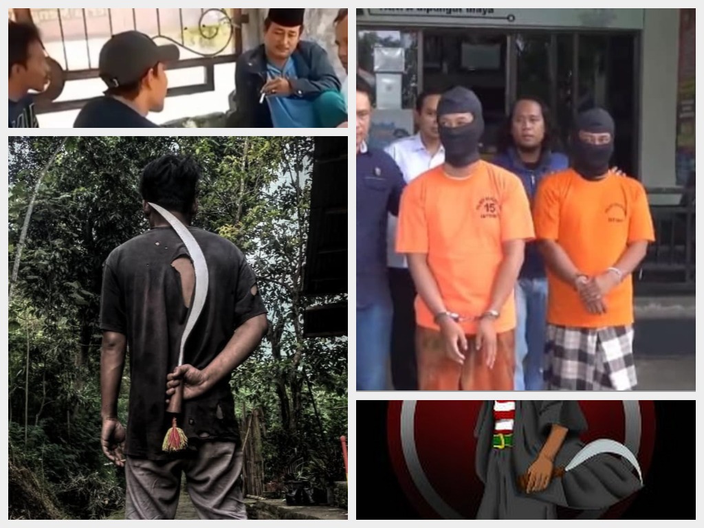 Cek Fakta Korban Selamat Carok Bangkalan, Hasan Tanjung dan Wardi Ungkap Ciri-Cirinya. (Kolase RadarBangkalan.id/Instagram @tris_knife)