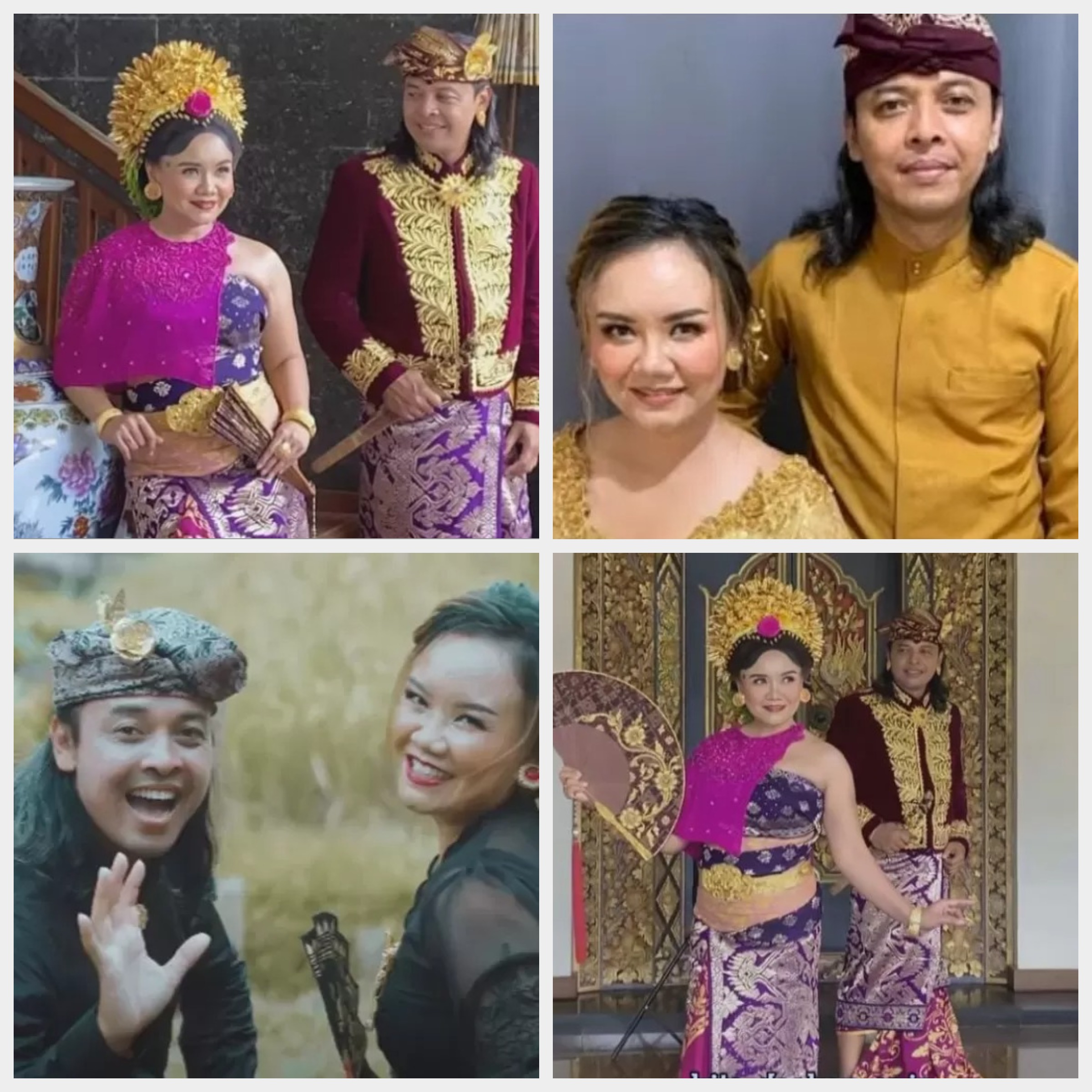 Heboh! Viral Foto Prawedding Widi Widiana dan Dek Ulik Viral, Widi Widiana: Aduh Padahal Lagi. (Kolase RadarBangkalan.id/baliexpress.jawapos.com)
