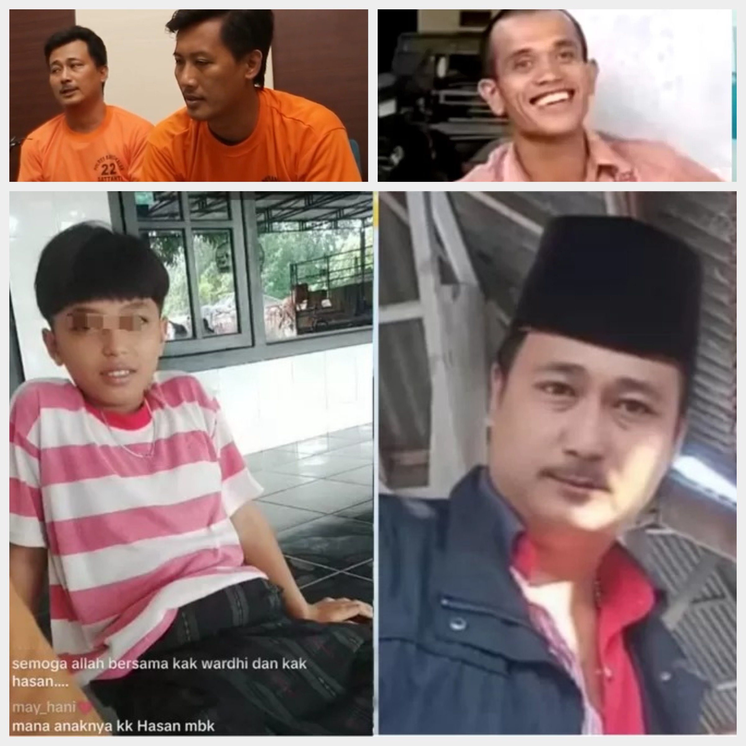 Ganteng! Anak Hasan Tanjung Pelaku Carok Mengerikan Punya Wajah Ganteng, Warganet: Anak dan Bapak Ganteng. (Kolase RadarBangkalan.id/Youtube @TVOneNews, Tiktok @ifanyaraihan)