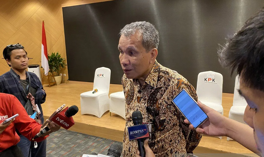 Deputi Bidang Pencegahan dan Monitoring Komisi Pemberantasan Korupsi (KPK) Pahala Nainggolan saat ditemui di Gedung Pusat Antikorupsi KPK, Jakarta. (Foto: ANTARA.COM)