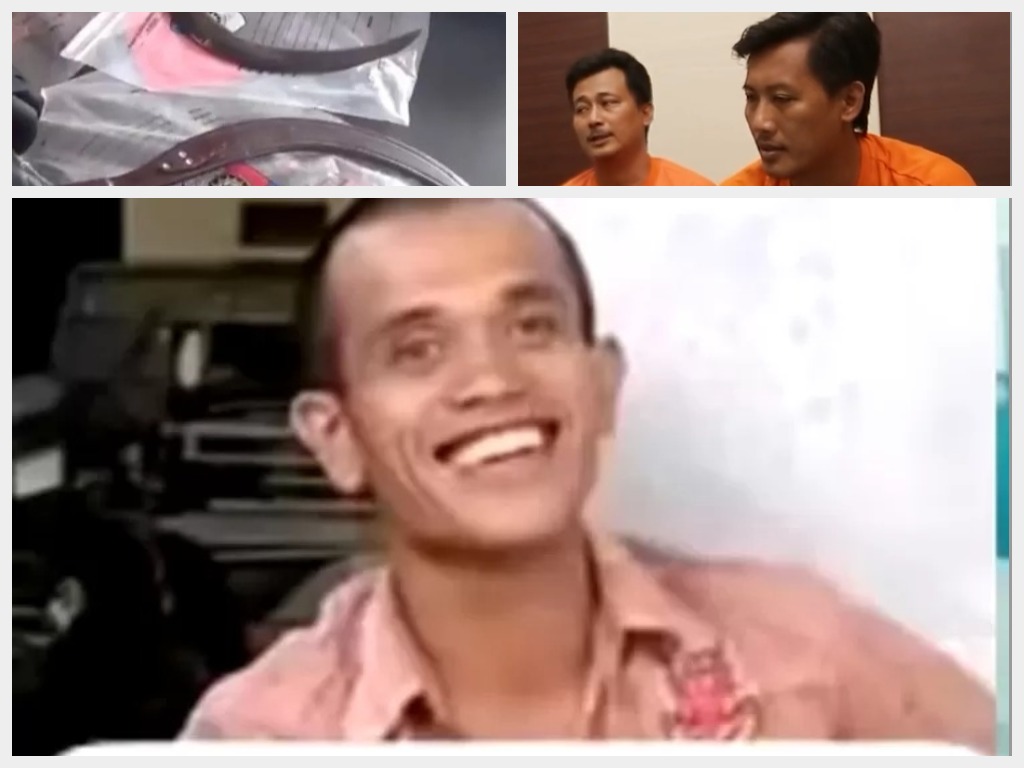 Mat Tanjar dan Mat Terdam Korban Carok Bangkalan Madura yang Ditakuti Warga: Luka Mat Tanjar. (Kolase RadarBangkalan.id/Tangkapan Layar Youtube @TVOneNews)