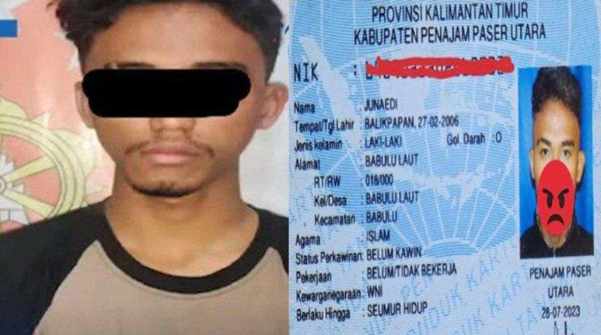 Berikut sosok Junaedi pembunuh satu keluarga di Desa Babulu Laut, Kecamatan Babulu, Kabupaten Penajam Paser Utara. (Foto: detik.com)