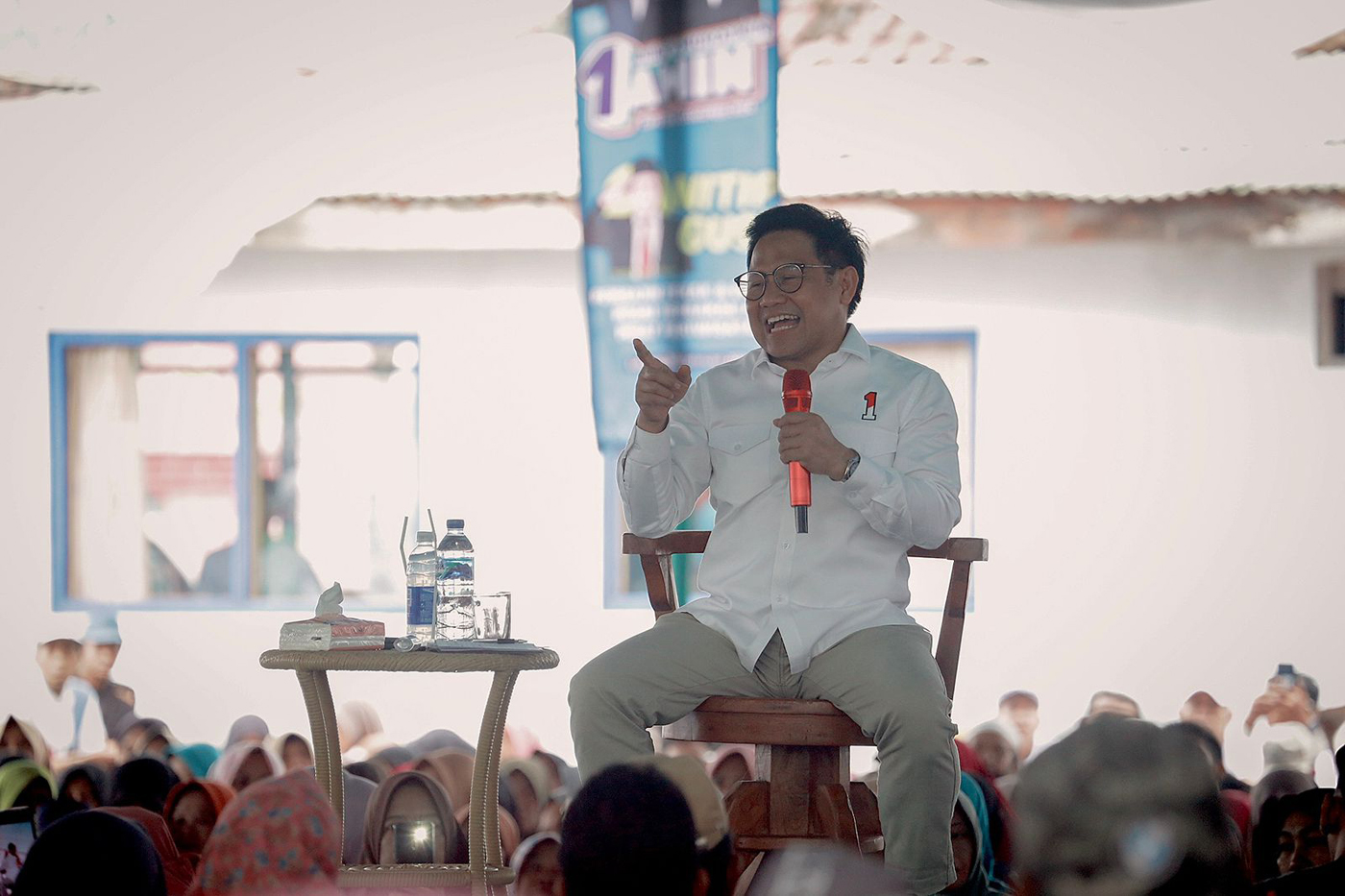 Cawapres nomor 01 Muhaimin Iskandar