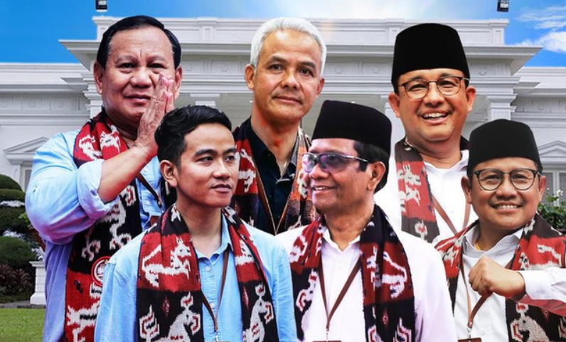 Kolase Cover Pilpres 2024. (Foto: cnbcindonesia.com)