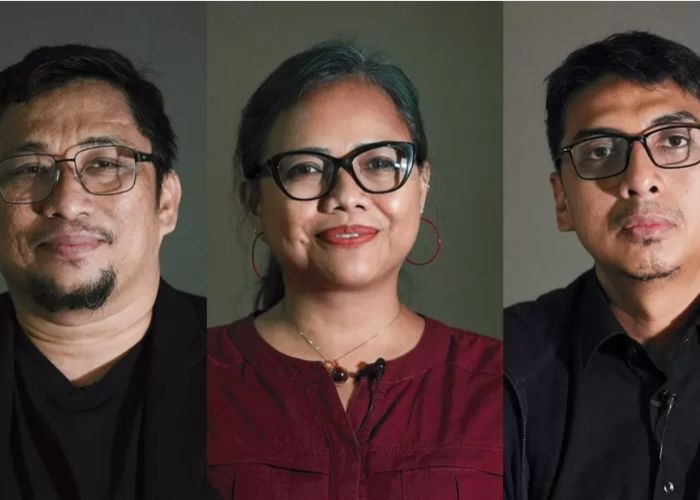 3 pakar hukum tata negara yang menjadi narasumber film dokumenter Dirty Vote. (X/@Dandhy_Laksono)
