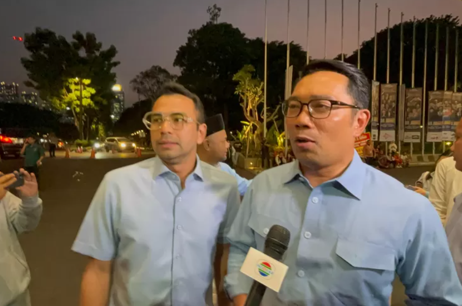 Ridwan Kamil sampaikan terima kasih kepada warga Jawa Barat yang mendukung Prabowo. (Foto: Kilat.com)