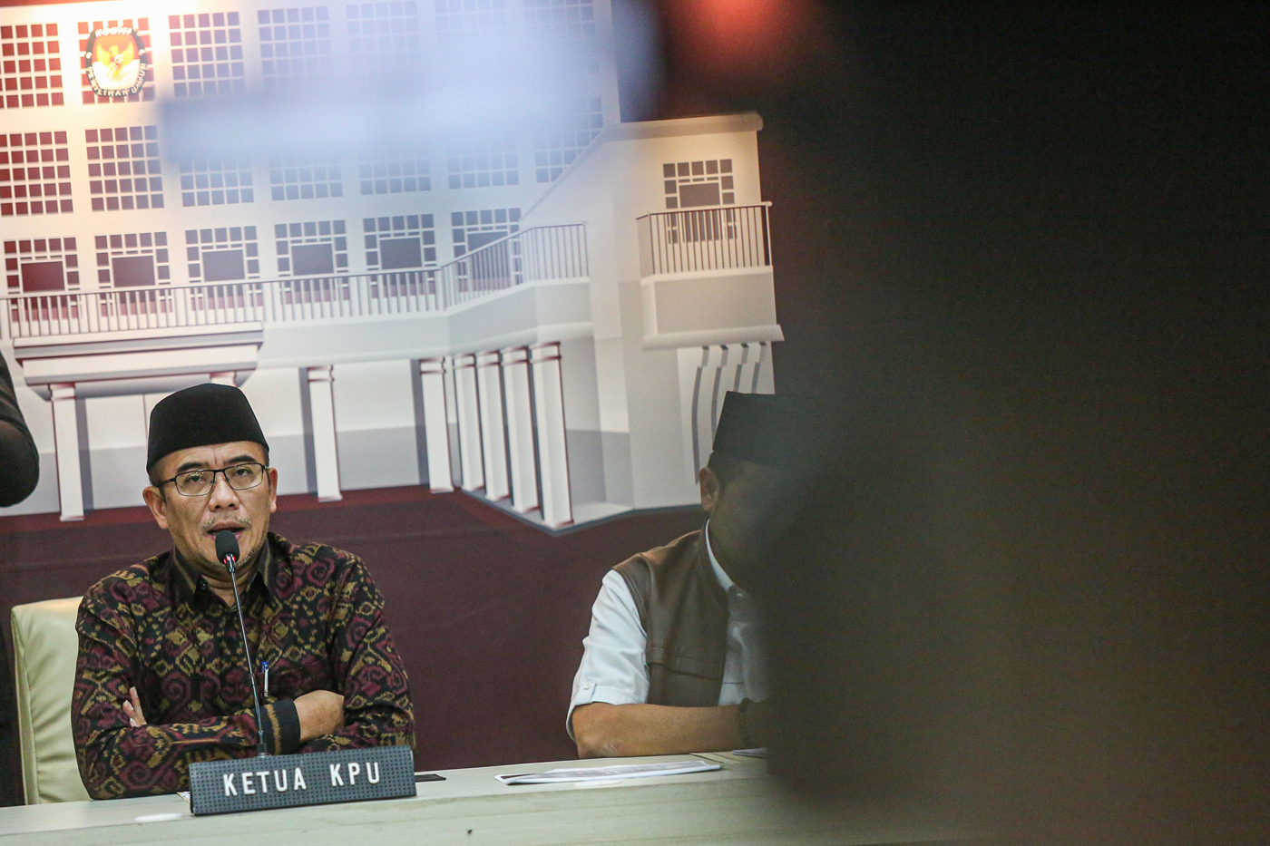 Ketua KPU Hasyim Asy&rsquo;ari  (MIFTAHUL HAYAT/JAWA POS)