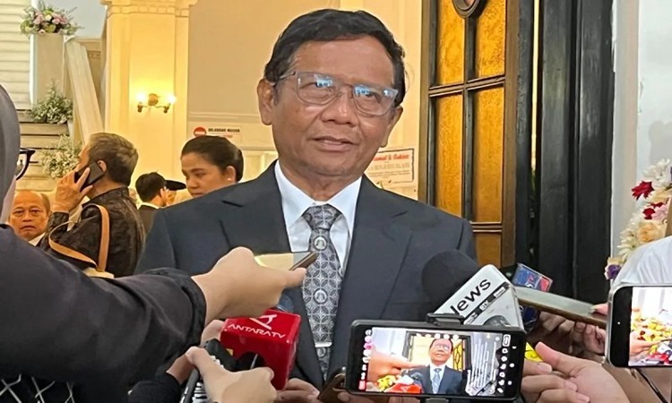 Gambar Mahfud MD selaku Cawapres dari nomor urut tiga (antaranews.com)