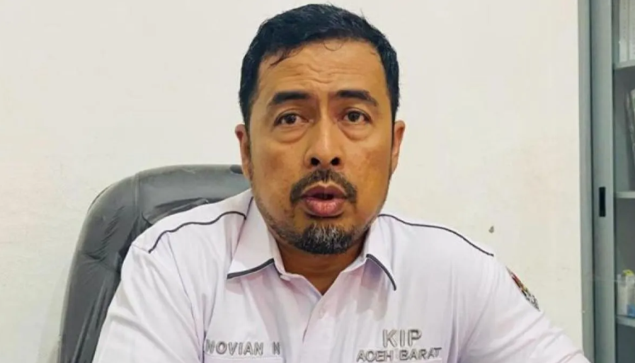 Ketua Divisi Teknis Penyelenggaraan Pemilu KIP Kabupaten Aceh Barat Teuku Novian. (Foto: ANTARA)