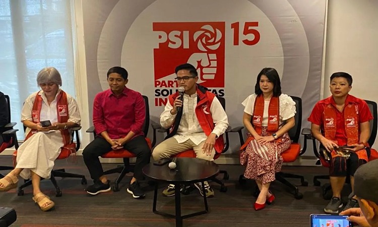 Konferensi pers Partai Solidaritas Indonesia di DPP PSI, Jakarta (antaranews.com)&nbsp;&nbsp;