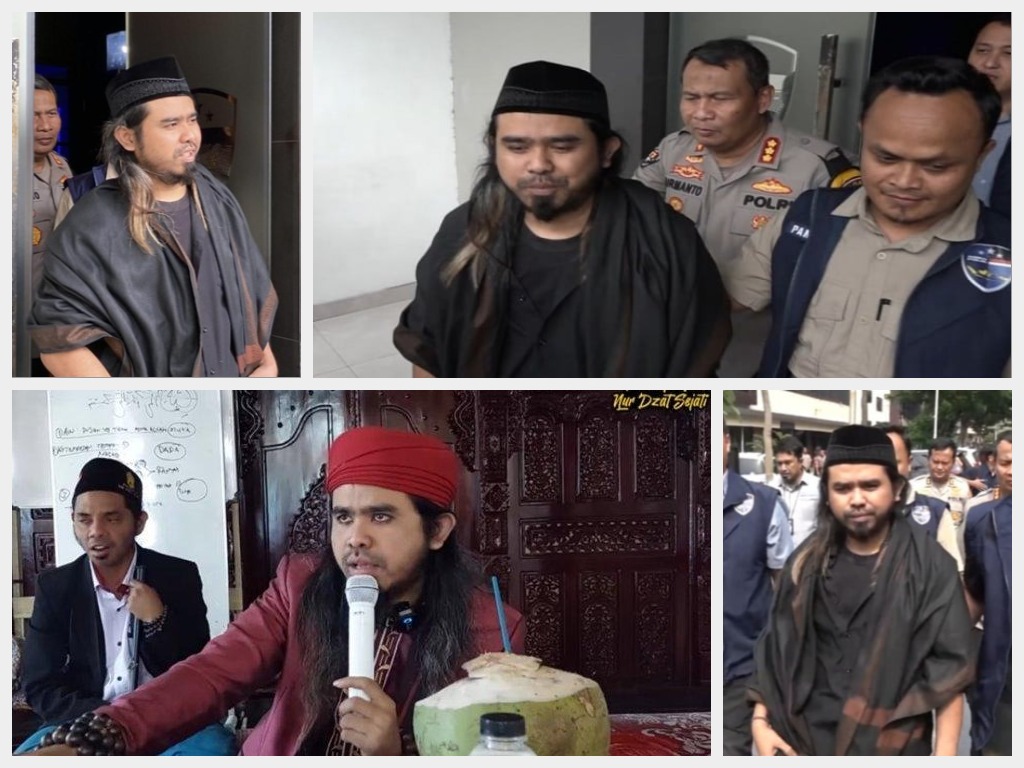 Profil Gus Samsudin, Pembuat Video Dugaan Aliran Sesat Boleh Tukar Pasangan Suami Istri. (Kolase RadarBangkalan.id / Antara, YouTube/PADEPOKAN NUR DZAT SEJATI)