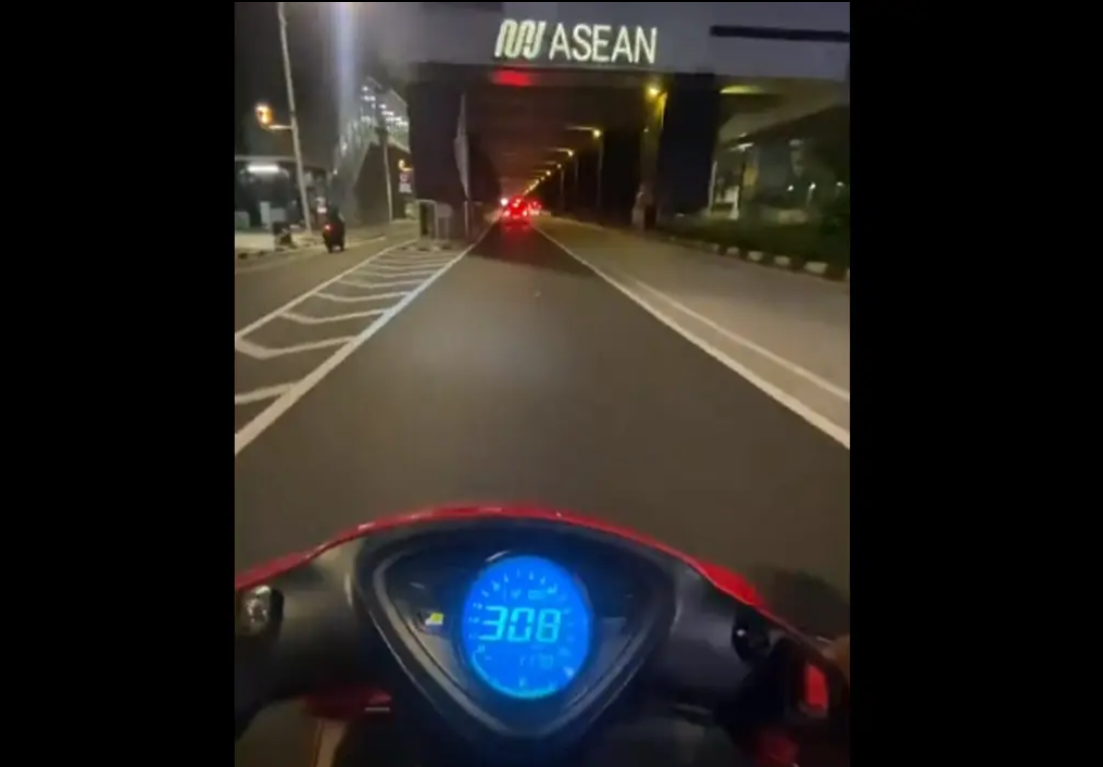 Yamaha Mio Sporty melaju hingga 308 kmjam. (Sumber Instagram@mmr.boys)