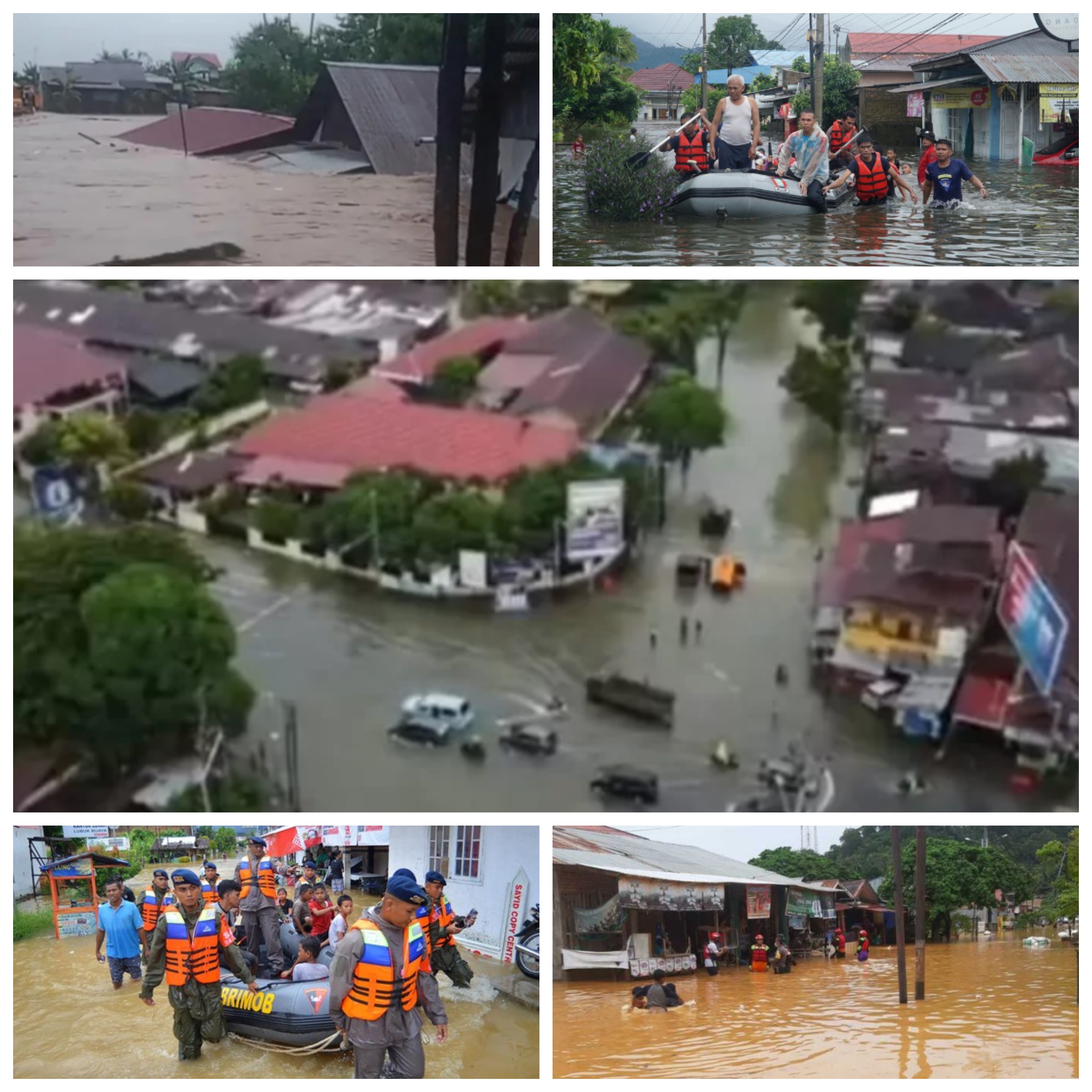 11 Kecamatan Terdampak Banjir di Kota Padang, Warga Mulai Dievakuasi