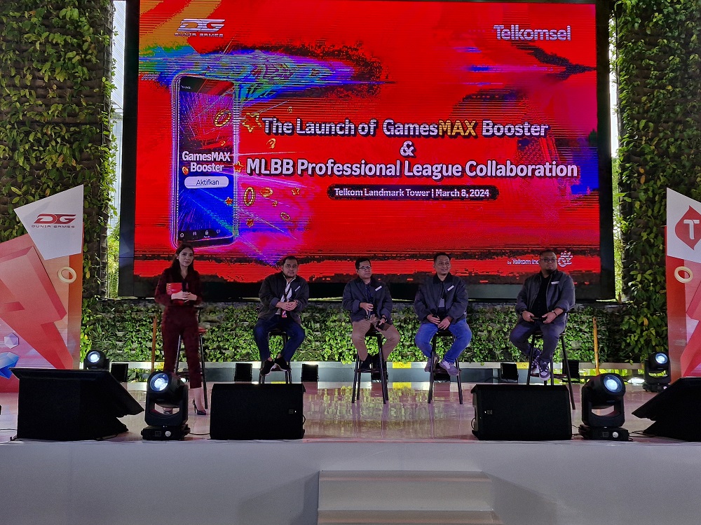 Jumpa pers peluncuran paket baru Telkomsel untuk pemain game Mobile Legend. (Rian Alfianto/JawaPos.com)