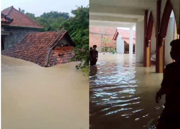 Video Amatir Belasan Rumah Warga Terendam Banjir