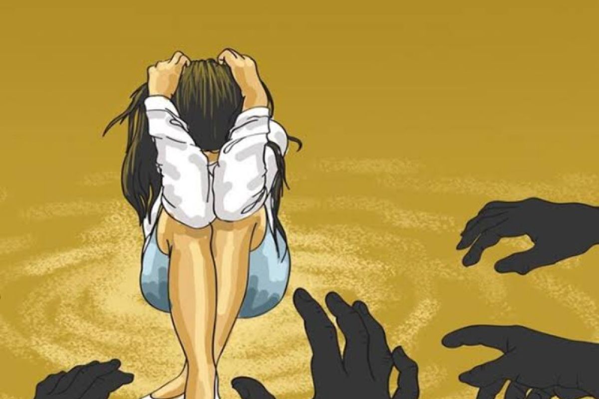 Ilustrasi korban pemerkosaan.  (Antara)