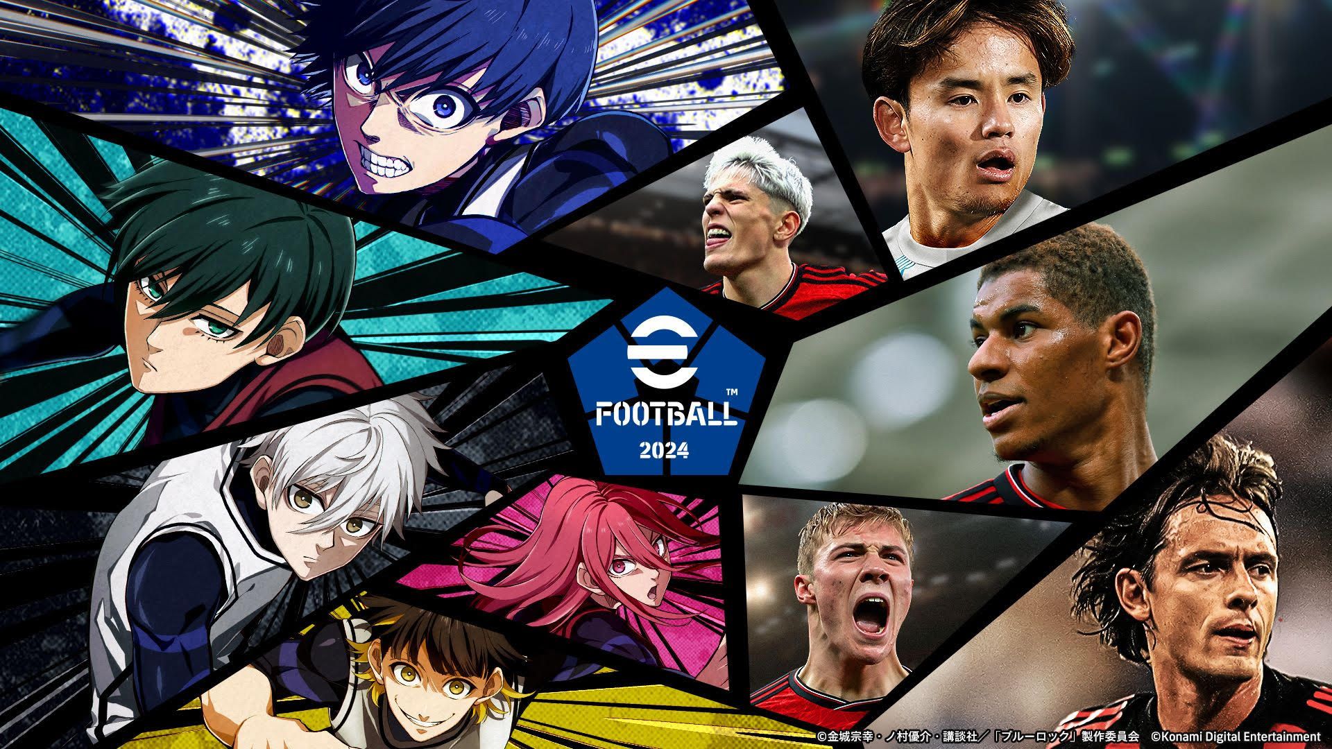 eFootball umumkan kerja sama dengan anime blue lock