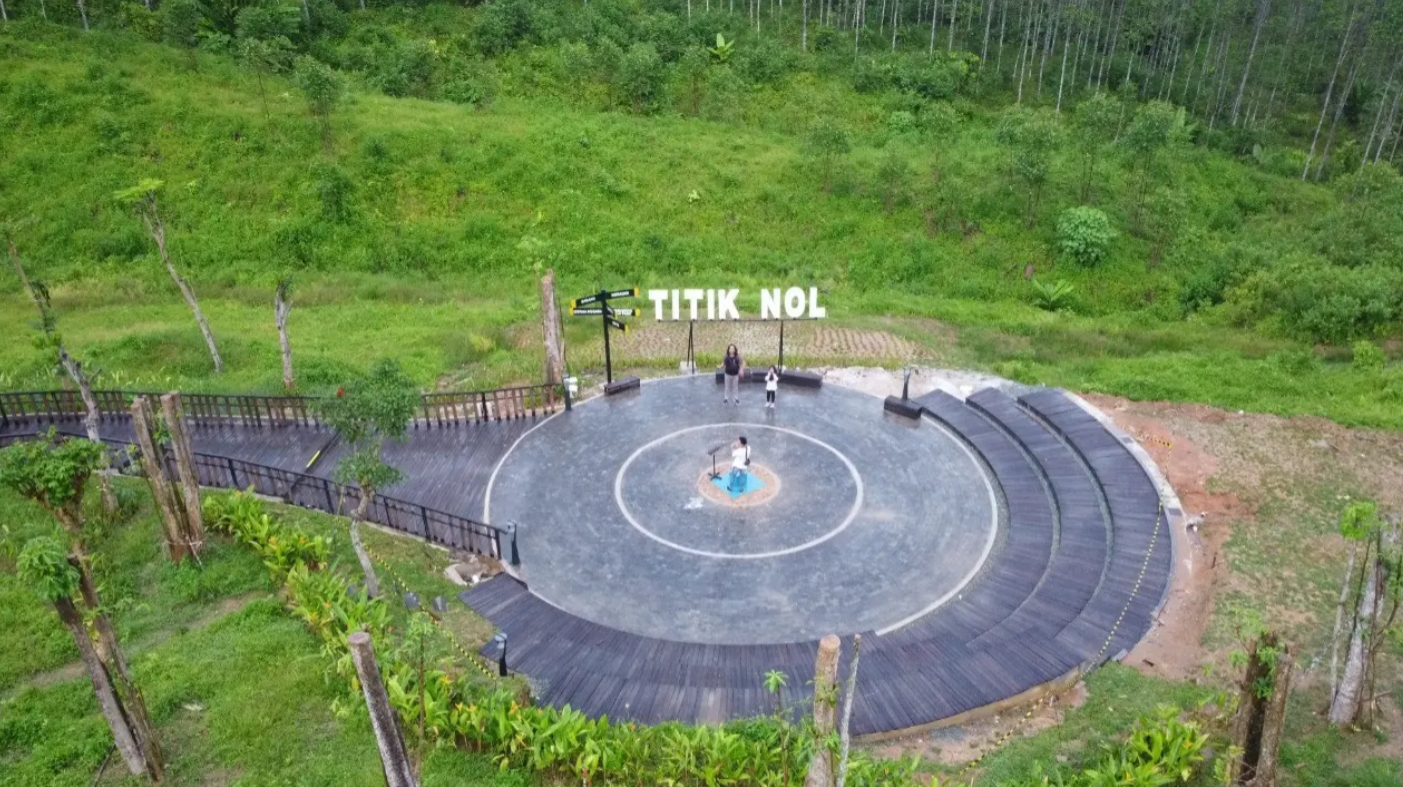 Titik 0 IKN, destinasi wisata baru di Ibu Kota Nusantara/Istimewa.