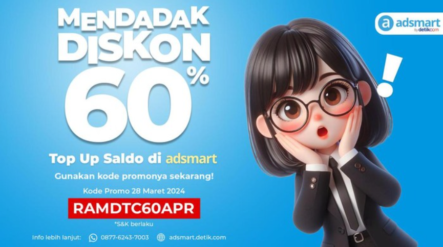 Mau Saldo Iklan Gratis Hingga Rp 800 Ribu di adsmart Pakai Kode Voucher Ini!