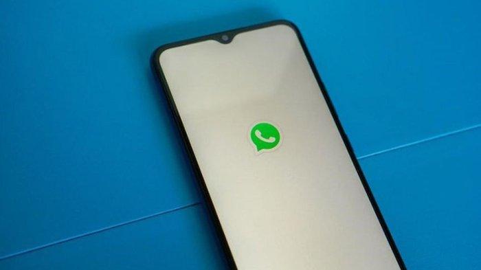 Ilustrasi aplikasi WhatsApp di ponsel.
