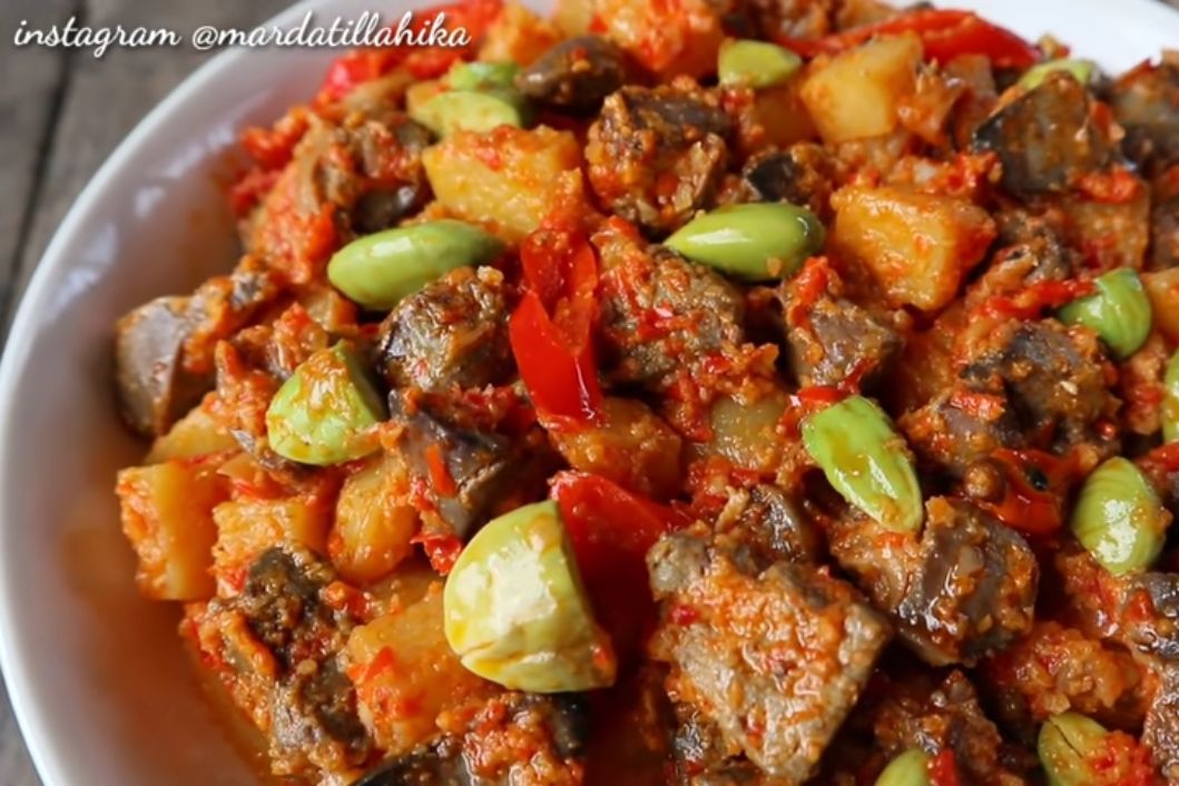 Resep Sambal Goreng Ampela Petai