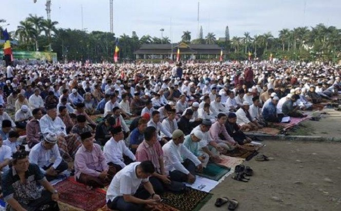 Salat Ied sebelum masa pandemi Covid-19. Dok. JawaPos