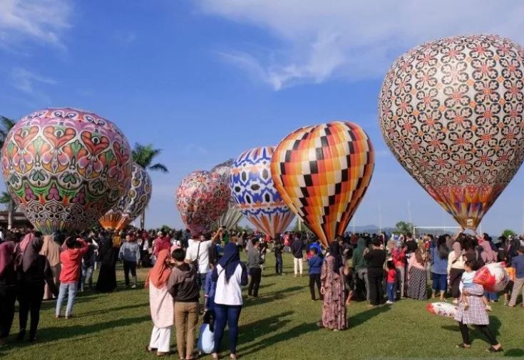 Ilustrasi balon udara di Wonosobo. (Anis Efizudin/antara)