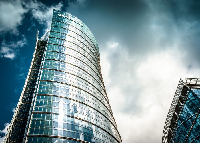 Ilustrasi Gedung Perusahaan Samsung