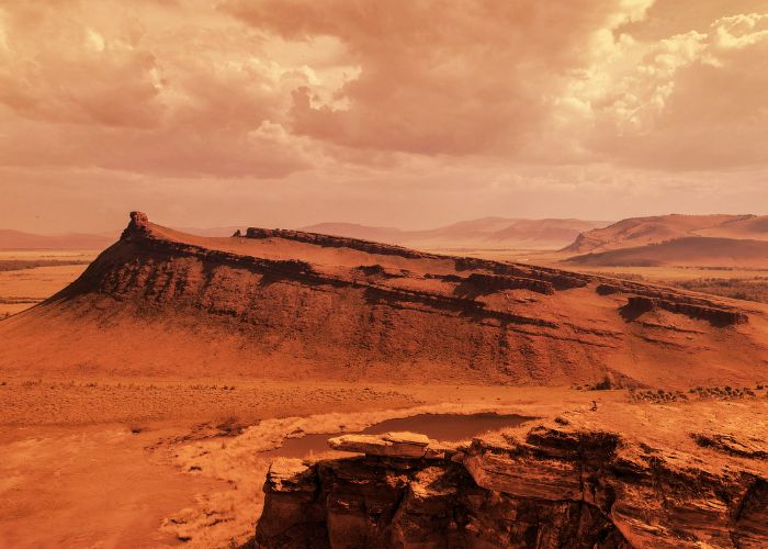 Ilustrasi Planet Mars