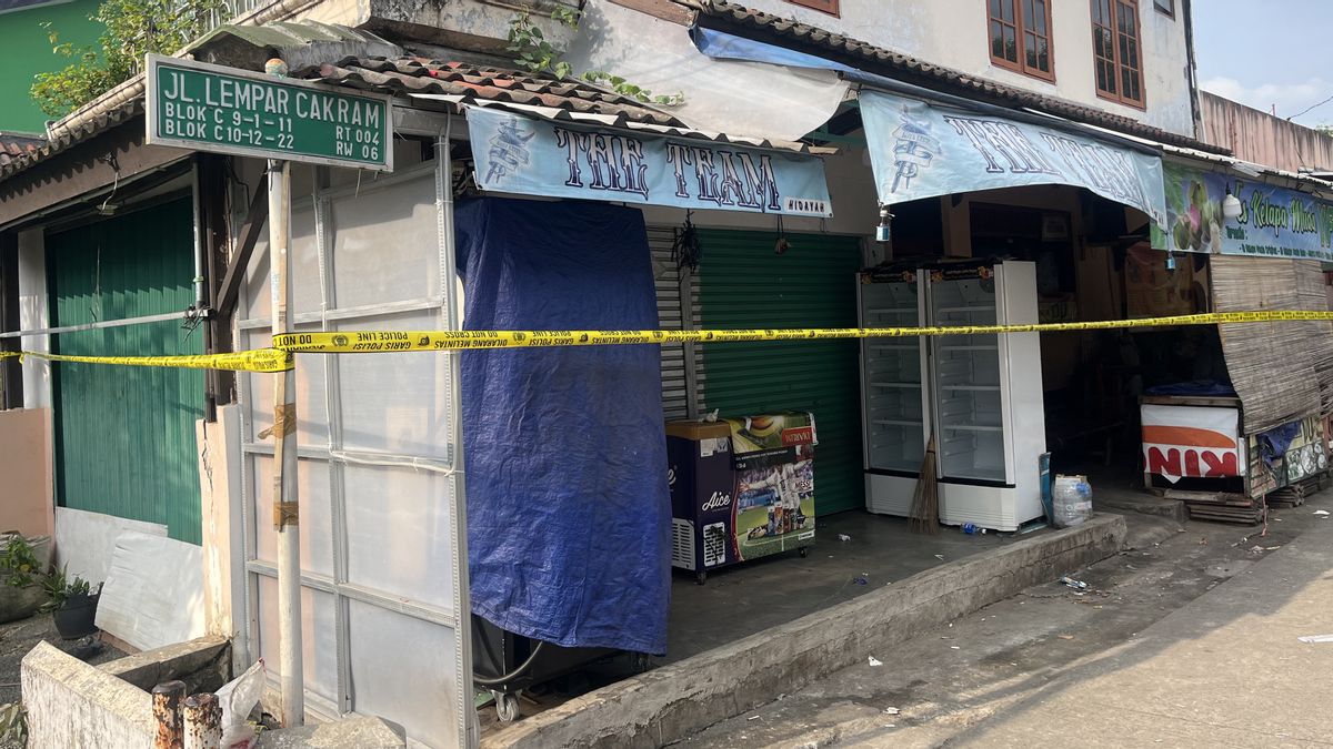 TKP pembunuhan penjaga warung Madura di Pamulang/ Foto: Jehan