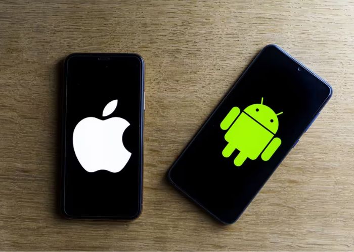 Smartphone iPhone dan Android