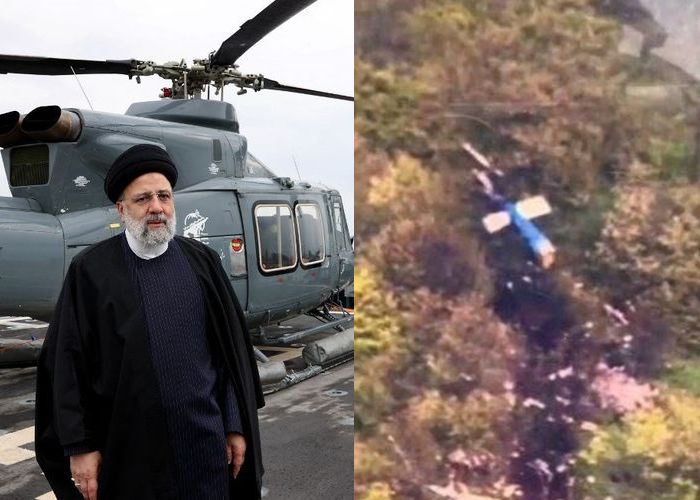 Kolase Presiden Iran Ebrahim Raisi Meninggal dalam Kecelakaan Helikopter