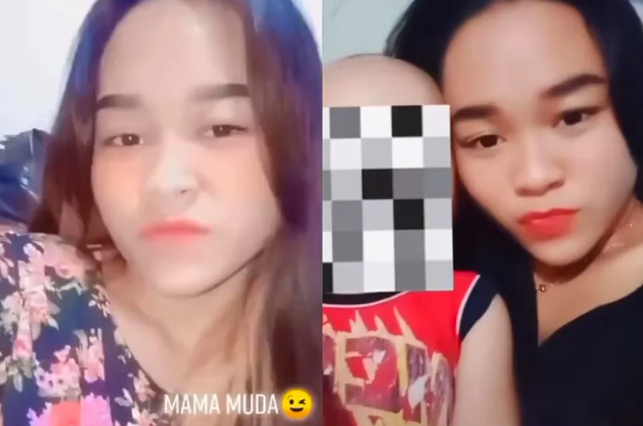 Tampang Ibu Muda yang Lakukan Adegan Mesum dengan Anak Kecil Baju Biru. (Instagram.comYolo_ineee)