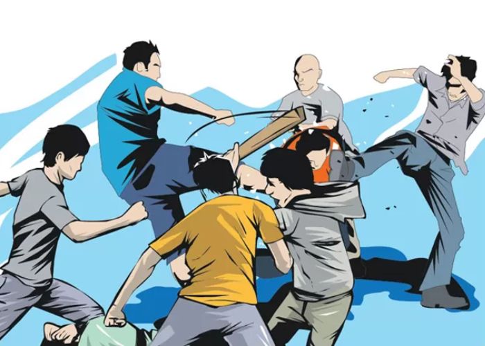 Ilustrasi Pengeroyokan Massa