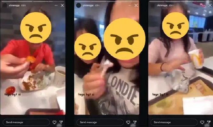 Viral Video Remaja SMP 216 Jakarta Hina Anak Palestina di Restoran Cepat Saji. Warganet Geram! (Doc: X Twitter | Instagram)